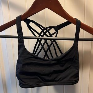 Set of 3 LuLulemon Athletic Bras 1 Black and 2 White Womens XS